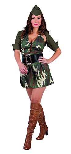 Boland 83587 - Erwachsenenkostüm Army Lady, Größe 40/42 von Boland