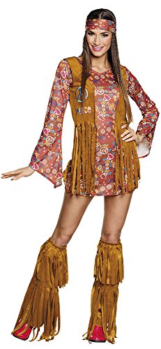 Boland 83665 Erwachsenenkostüm Hippie Hottie, womens, 44/46 von Boland