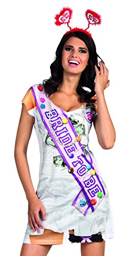 Boland 84249 - Fotorealistisches Kleid Bachelorette, Kostüme für Erwachsene von Boland