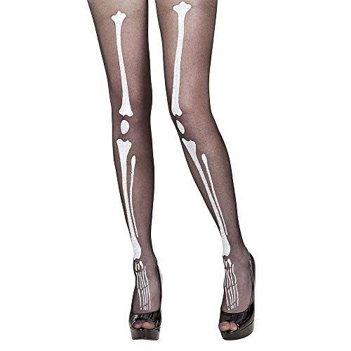 Skelett Socken Pantyhose Bones Knochen M/L Bianco Skelett Socken Pantyhose Bones Knochen M/L Bianco von Boland