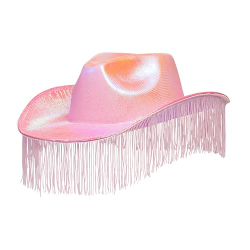 Boland - Cowboyhut Fabulous, Hut für Faschingskostüme, Karneval, Mottoparty, JGA und Western Kostüme, Rosa Boland - Cowboyhut Fabulous, Hut für Faschingskostüme, Karneval, Mottoparty, JGA und Western Kostüme, Rosa von Boland