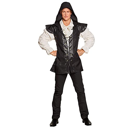 Boland - Erwachsenen-Kostüm Hooded Ranger, Weste mit Kapuze und Hemd, Mittelalter-Kostüm, Set, Karneval, Mottoparty Boland - Erwachsenen-Kostüm Hooded Ranger, Weste mit Kapuze und Hemd, Mittelalter-Kostüm, Set, Karneval, Mottoparty von Boland