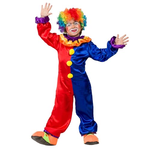 Boland - Kinderkostüm Clown Zeppy 2-teilig, Faschingskostüm für Mottoparty oder Karneval, Zirkusclown von Boland