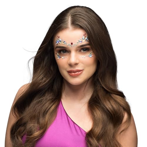 Boland - Körperschmuck 3er Set, selbstklebende Strasssteine für Gesicht und Körper, ideal für Karneval, Make-Up oder Festival Boland - Körperschmuck 3er Set, selbstklebende Strasssteine für Gesicht und Körper, ideal für Karneval, Make-Up oder Festival von Boland