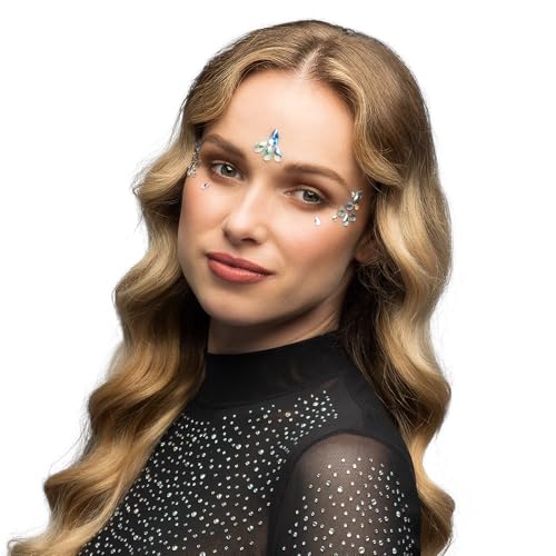 Boland - Körperschmuck 3er Set, selbstklebende Strasssteine für Gesicht und Körper, ideal für Karneval, Make-Up oder Festival Boland - Körperschmuck 3er Set, selbstklebende Strasssteine für Gesicht und Körper, ideal für Karneval, Make-Up oder Festival von Boland
