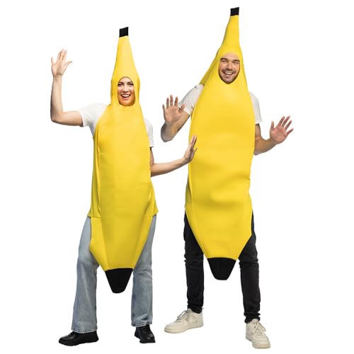 Boland - Kostüm Banane für Erwachsene, Einteiler für Karneval oder Mottoparty, Faschingskostüme, Gelb Boland - Kostüm Banane für Erwachsene, Einteiler für Karneval oder Mottoparty, Faschingskostüme, Gelb von Boland