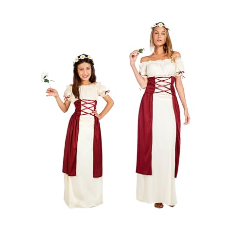 Boland - Kinderkostüm Mittelalter Burgfräulein, Faschingskostüm für Mottoparty oder Karneval, Kleid für Märchenkostüm Boland - Kinderkostüm Mittelalter Burgfräulein, Faschingskostüm für Mottoparty oder Karneval, Kleid für Märchenkostüm von Boland