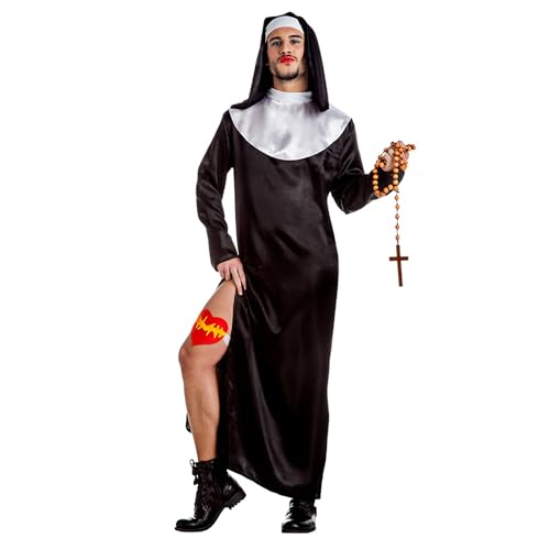 Boland - Kostüm Nonne für Herren, 3-teilig, Faschingskostüm für Mottoparty, Halloween oder Karneval, He-Nun von Boland