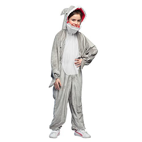 Boland - Plüschkostüm Hai, Unisex, Jumpsuit, Overall, Ganzkörperanzug, Onesie, Kostüm für Karneval und Mottoparty von Boland