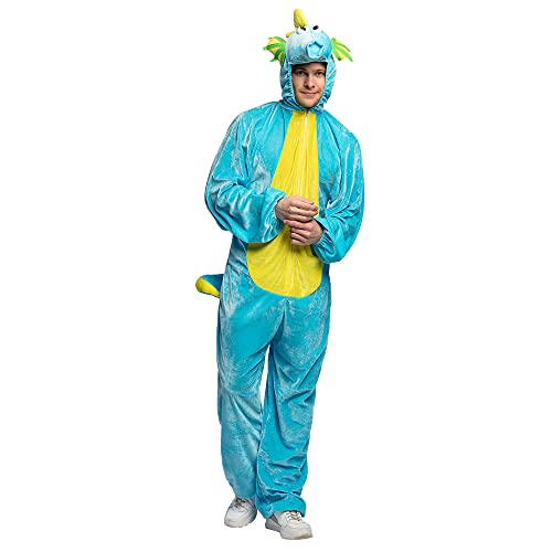 Boland - Plüschkostüm Seepferdchen, Unisex, Jumpsuit, Overall, Onesie, Kostüm für Karneval und Mottoparty von Boland