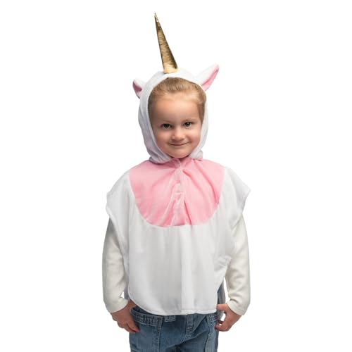 Boland - Poncho mit Kapuze für Kinder im Alter von 3 - 4 Jahren, ideal für Karneval, Geburtstag, Mottoparty oder Tierkostüme von Boland