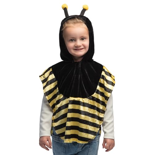 Boland - Poncho mit Kapuze für Kinder im Alter von 3 - 4 Jahren, ideal für Karneval, Geburtstag, Mottoparty oder Tierkostüme von Boland