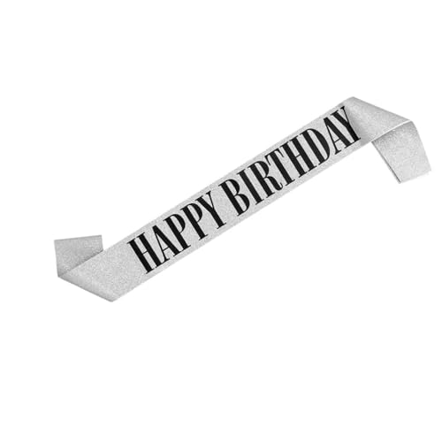 Boland - Schärpe Silber 'Happy Birthday' Boland - Schärpe Silber 'Happy Birthday' von Boland