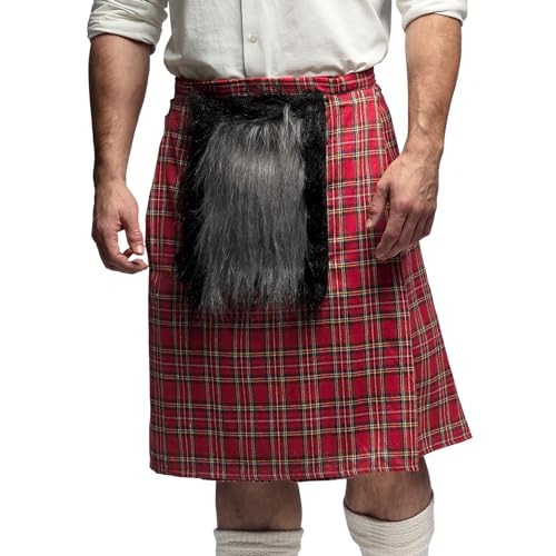 Boland - Schottenrock für Erwachsene, Kilt für Faschingskostüme, Mottoparty, Halloween oder Karneval, schottische Tracht von Boland