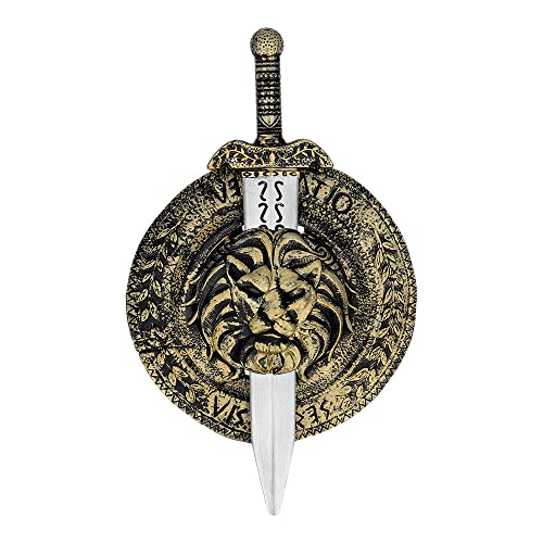 Boland - Set Schwert und Schild, Ritter, Prinz, Krieger, Kostüm Zubehör für Karneval und Mottoparty Boland - Set Schwert und Schild, Ritter, Prinz, Krieger, Kostüm Zubehör für Karneval und Mottoparty von Boland