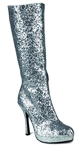 Boland Stiefel Temptation, Glitter silber von Boland