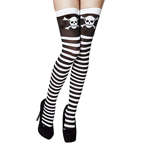 Boland - Strümpfe, Damen, Kostüm-Accesoire, overknees, Nylon, Karneval, Themenparty, Mottoparty Boland - Strümpfe, Damen, Kostüm-Accesoire, overknees, Nylon, Karneval, Themenparty, Mottoparty von Boland