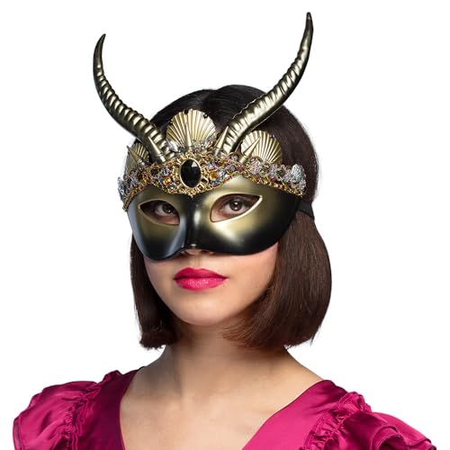 Boland - Voodoo Maske, Totenkopfmaske, Zubehör für Kostüme, Karneval, Mottoparty und Halloween von Boland
