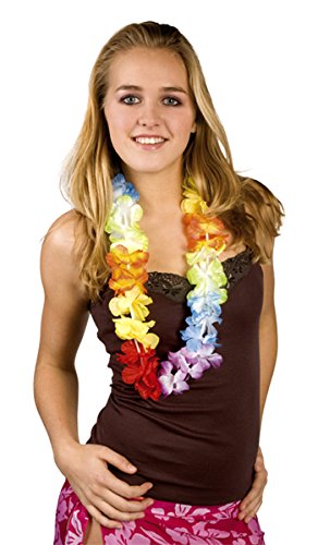 Hawaii Blütenkette Kette Rainbow luxe [Spielzeug] von Boland