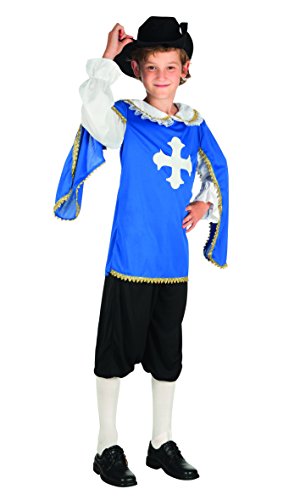 Kinderkostüm 82146 - Musketier, blau von Boland