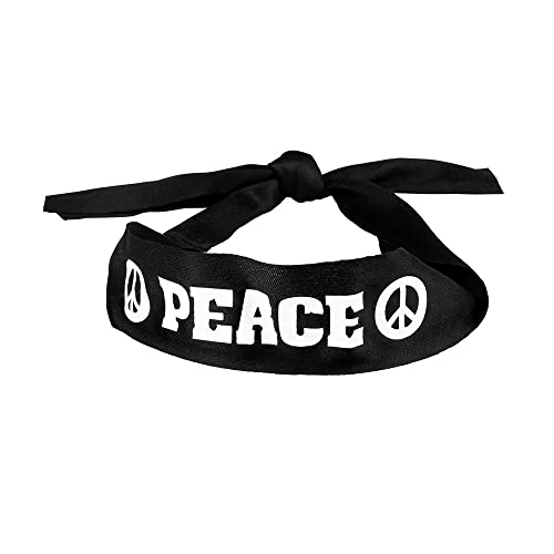 Boland 44527 10130705 Stirnband Peace, schwarz von Boland