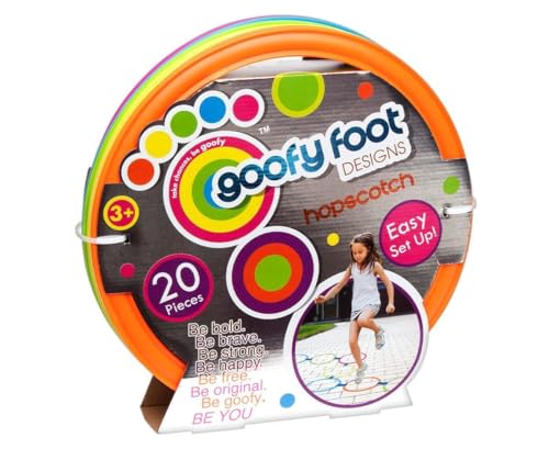 Goofy Foot 56005 Hopscotch Set, Mehrfarbig, 4-5 Years von Boley