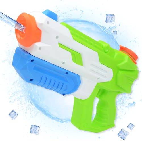 Boloshine Wasserpistole Spielzeug für Kinder Erwachsene, 600ml Leistungsstarker Wasser Blaster, Großer Reichweite Wasserspritzpistole, Sommer Strand Pool Wasserschlacht Spiel Geschenk (Grün) von BoloShine