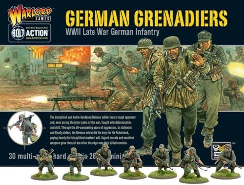 WGB-WM-09A - Kriegsherrenspiele - Repetierbock - Deutsche Grenadiere Aus Dem Zweiten Weltkrieg - 28mm Miniaturen x 30 von Warlord Games