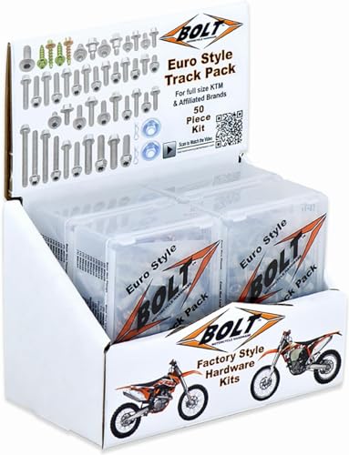 Bolt 2004-6EU Euro Style Track Pack II 6 Pack Display von Bolt Motorcycle Hardware