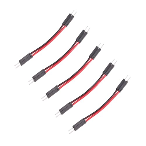 Bolvina 5 Paar 2,54 mm 2-Poliges Anschlusskabel für RC ESC LIPO Hubschrauber DIY FPV Drohne Quadcopter von Bolvina