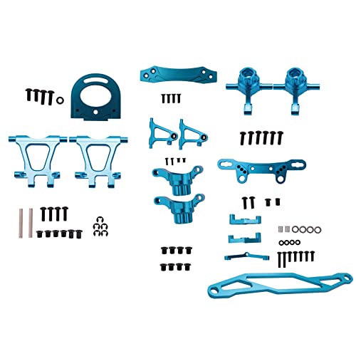 Bolvina Metall Modifikations ZubehöR Kit Querlenker Achsschenkel für TT02 TT-02 1/10 RC Auto Upgrade Teile von Bolvina