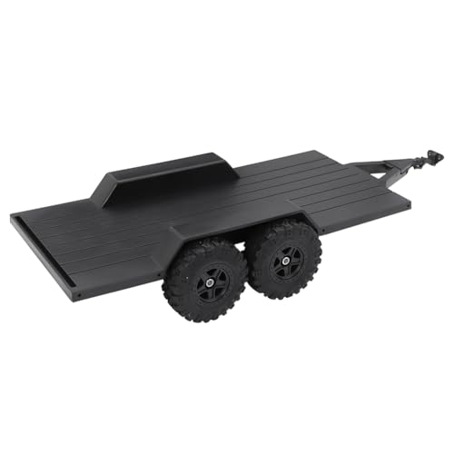 Bolvina RC Crawler Utility Trailer mit Anhängerkupplung für 1/18 RC Crawler Car TRX4M Upgrade-Teile von Bolvina