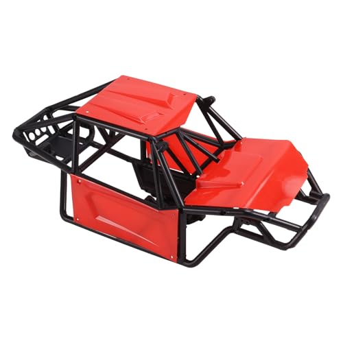 Bolvina Rock Tarantula Nylon -Karosserie Chassis Bausatz für 1/18 RC Crawler TRX4M Upgrade Rot von Bolvina