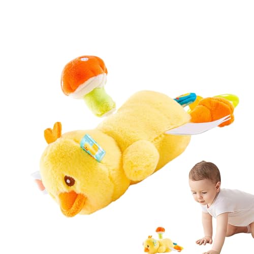 Bomefoi Plüschente Kuscheltier,Plüschente Tierspielzeug - Kuscheliges -Plüsch-Enten-Puppenspielzeug - Umarmbares Kissen, weiches Kissen für und Mädchen, Spielkameraden, zum Drehen für Schlafzimmer, von Bomefoi