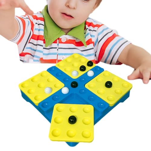 BommFu Go-Spielset, Go-Spielbrett - Lernschachspiel rotierend,Table Go Schachspiel, chinesisches altes Brettspiel, Gomoku-Brettspiel, Weiqi Go-Spielspielzeug für Kinder über 8 Jahre von BommFu