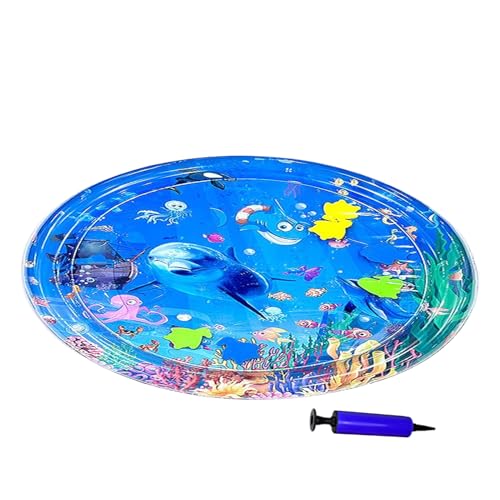 BommFu Katzen Wasser Spielmatte,mit aufblasbarer Pumpe - Haustier Kühlkissen Verdickte Baby Krabbelunterlage Für Zuhause Bei Langeweile Drinnen Und Draußen Boden BommFu Katzen Wasser Spielmatte,mit aufblasbarer Pumpe - Haustier Kühlkissen Verdickte Baby Krabbelunterlage Für Zuhause Bei Langeweile Drinnen Und Draußen Boden von BommFu