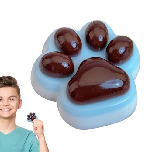 BommFu Katzenpfoten Squishy | Sensorisches Spielzeug Squeeze Paw | Handgefertigtes Taba Squishy-Katzenpfoten-Quetschspielzeug Cat Paw Anti Stress Ball - Katzenpfoten Quetschspielzeug 7 X 6 cm von BommFu