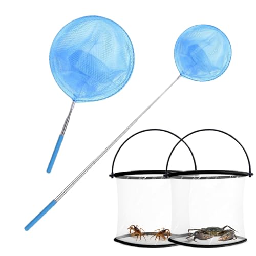 BommFu Kinder Schmetterlingsnetz | Teleskopische Krabbenfangnetze für Kinder,Outdoor Spielzeug Für Schwimmbad Garten BommFu Kinder Schmetterlingsnetz | Teleskopische Krabbenfangnetze für Kinder,Outdoor Spielzeug Für Schwimmbad Garten von BommFu