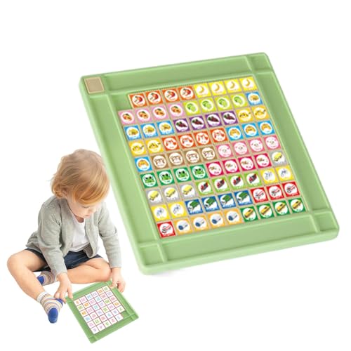 BommFu Schiebeblock-Zahlenpuzzle,Schiebeblock-Puzzle - Farbsortier-Puzzlespielzeug - Lernfähiges Schiebe-Zahlenspiel, Farbsortier-Puzzle-Spielzeug, Puzzle-Brett-Zahlen-Puzzle für Mädchen, Zuhause von BommFu