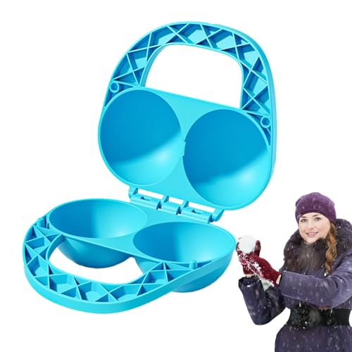 BommFu Schneeball-Maker-Clip, Schneeball-Maker-Werkzeug,Schneeballform Outdoor-Spielzeug - Schneeball-Clip, Strand-Sandspielzeug, Outdoor-Spiele, Handschaufel, Schneeformer, Winterspielzeug für Kinder von BommFu