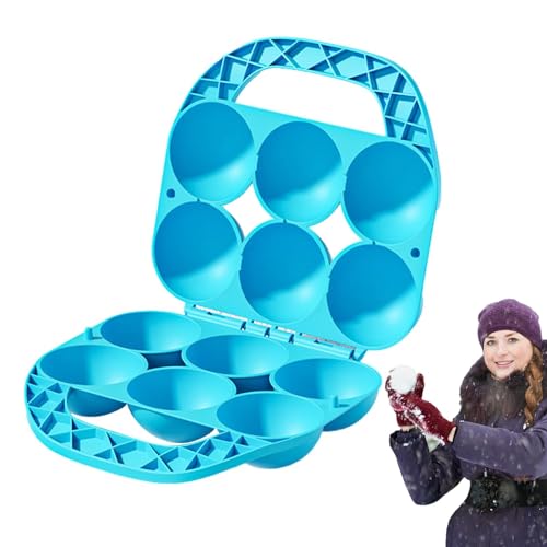 BommFu Schneeball-Maker-Spielzeug,Schneeball-Maker-Clip - Schneeballspielzeug Ballformer | Schneeball-Clip, Strand-Sandspielzeug, Outdoor-Spiele, Handschaufel, Schneeformer, Winterspielzeug für Kinder von BommFu