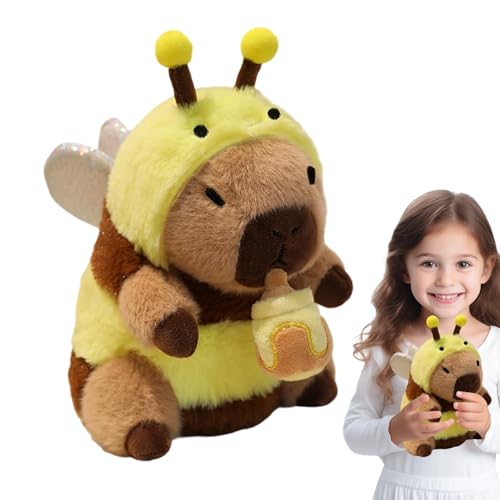BommFu Spielzeug | Süßes Capybara Plüsch Spielzeug Puppe Kissen | Kuscheliger Spielgefährte Dekoratives Sofakissen Weiche Wohnaccessoires für Jugendliche Mädchen BommFu Spielzeug | Süßes Capybara Plüsch Spielzeug Puppe Kissen | Kuscheliger Spielgefährte Dekoratives Sofakissen Weiche Wohnaccessoires für Jugendliche Mädchen von BommFu