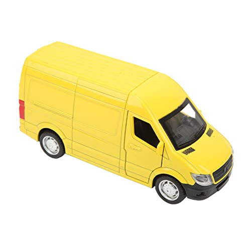 Bonbela 1:32 Diecast Auto Spielzeugmodell Tür Geöffnet Zurückziehen Licht Sound Legierung Guss Display Fahrzeugmodell (Gelb) von Bonbela