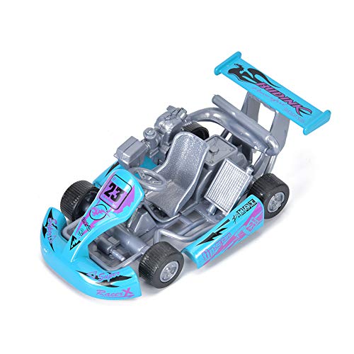 Bonbela 1:32 Maßstab Legierung Auto Modell High Go Kart Rennwagen Zurückziehen Spielzeug Modell Spielzeug (Blau) von Bonbela