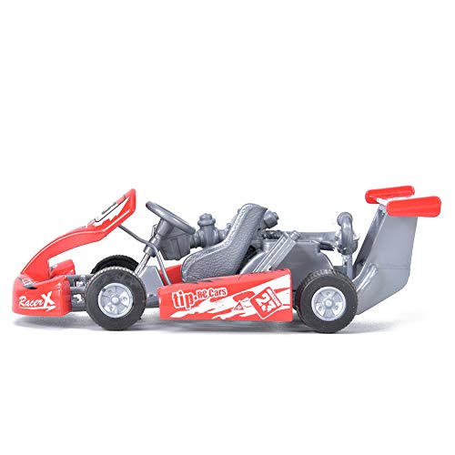 Bonbela 1:32 Maßstab Legierung Auto Modell High Go Kart Rennwagen Zurückziehen Spielzeug Modell Spielzeug (Rot) von Bonbela