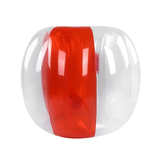 Bonbela 120 cm Outdoor-Blasenbälle, Aktives Spiel-Fußballspielzeug für Erwachsene, Aufblasbares Spielzubehör, Aufblasbare Outdoor-Blasenbälle (Rot) von Bonbela