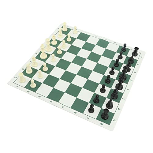 Bonbela 16,9 X 16,9 Zoll Schach Set PS Plastik für Erwachsene mit Pu Mat Storage Bag Internationales Brettspiel Bonbela 16,9 X 16,9 Zoll Schach Set PS Plastik für Erwachsene mit Pu Mat Storage Bag Internationales Brettspiel von Bonbela