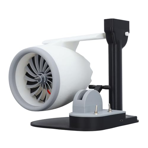 Bonbela Jet Engine Fan Innovativer Desktop-USB-Turbofan-Turbinenmotorventilator mit Nebelbefeuchtungsfunktion für das Home Office (Blau) von Bonbela