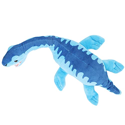 Bonbela Plesiosaurus Dinosaurier-Plüschtier, Niedliches Dinosaurier-Plüschtier, Realistisches Weiches Blaues Dinosaurier-Stofftierspielzeug für Schlafzimmer von Bonbela