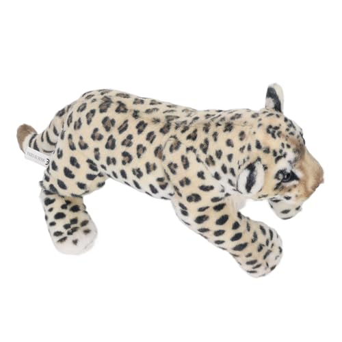 Bonbela Simulationstier-Plüschtier, Stofftier-Puppenspielzeug, Bezaubernde Multifunktionale Weiche Puppe für Sofa, Schlafzimmer, Schlafsaal (Leopard) von Bonbela